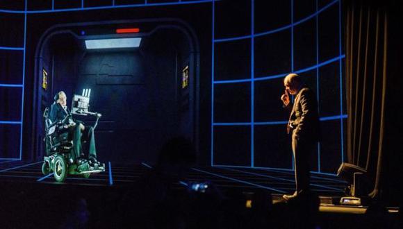 Los hologramas ya han sido utilizados por políticos o científicos, como Stephen Hawking (en la foto), para dar conferencias a distancia. (Foto: Getty)