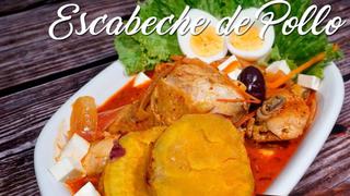 El paso a paso del exquisito escabeche de pollo | VIDEO