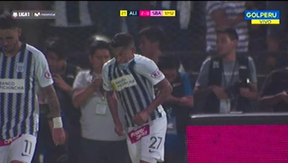 Alianza Lima vs. Sport Boys: Kevin Quevedo y la gran definición para el 2-0 en Matute | Foto: Captura
