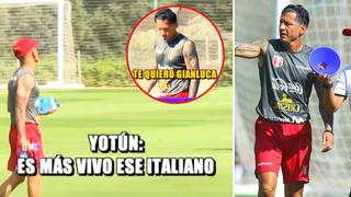 Seleccionados peruanos gastan bromas a Gianluca Lapadula