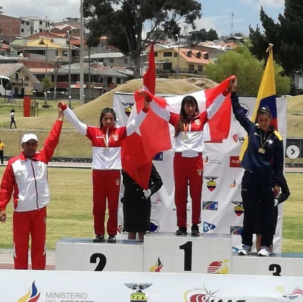 Thalia Valdivia ganó la medalla de oro en Sudamericano Sub-23 de Ecuador 2018, el primer torneo internacional que disputó. (Foto: Difusión)