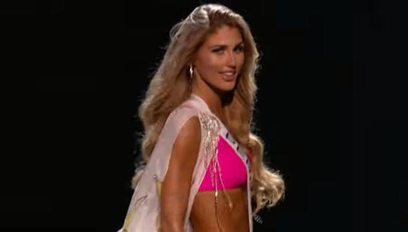Con paso firme, un look vibrante e irradiando mucha energía, Alessia Rovegno conquistó la pasarela de la ronda preliminar del Miss Universo. 
(Foto: Miss Universo)
