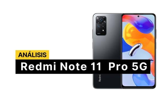 El Redmi Note 11 Pro 5G, junto con otros dispositivos de la misma familia, acaban de ser presentados en el mercado peruano. (El Comercio)