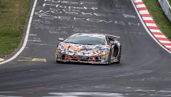 El Lamborghini Aventador SVJ logró superar el ‘Infierno Verde’ en un tiempo de 6:44,97. (Foto: YouTube).