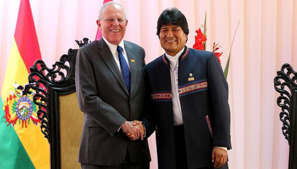 PPK y Evo Morales en el gabinete Perú - Bolivia [FOTOS] - 1