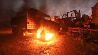 El desalojo de un municipio y la quema de camiones avivan el conflicto mapuche en Chile | FOTOS