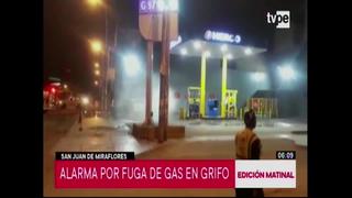Bomberos controlaron fuga de gas en San Juan de Miraflores