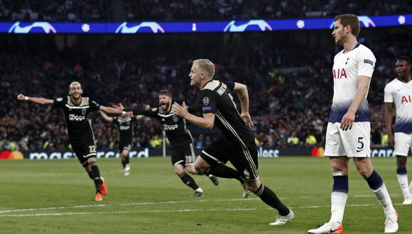 Tottenham vs. Ajax. (AFP)