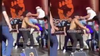 Indignación en la MMA: luchador deja en KO a su rival durante el careo previo a la pelea | VIDEO