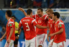 Rusia venció 3-1 a Egipto y quedó a un paso de los octavos de final del Mundial 2018