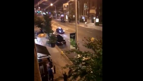 Canadá: El impactante momento del tiroteo en Toronto. (Captura de video)