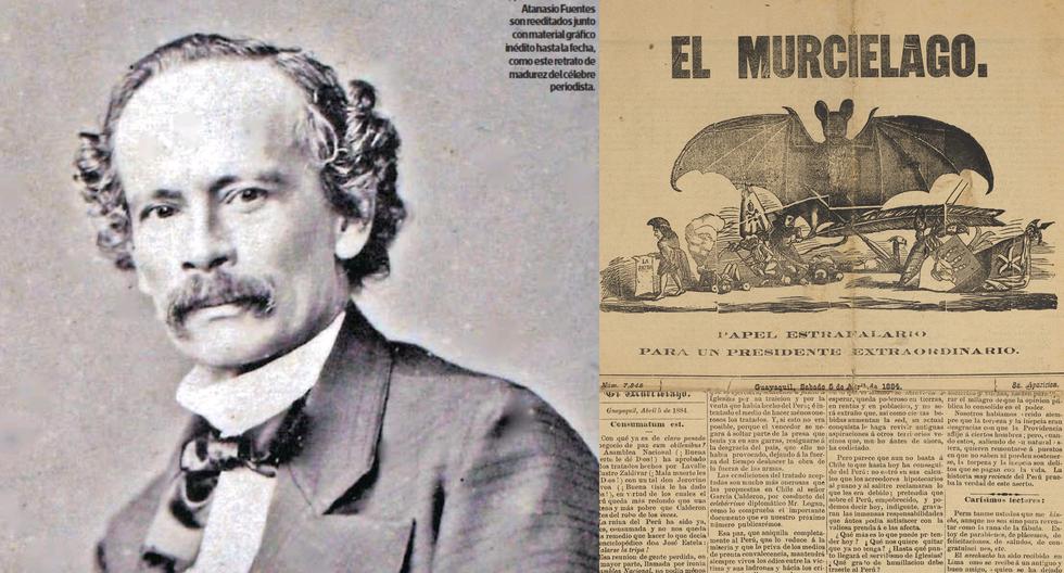 Manuel Atanasio Fuentes creó el periódico satírico "El murciélago", donde destacó con su pluma afilada.