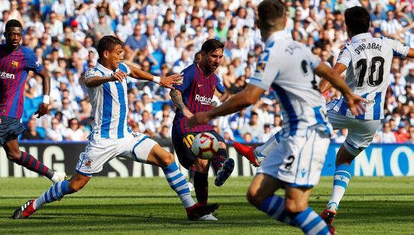 Barcelona vs. Real Sociedad EN DIRECTO EN VIVO ONLINE vía beIN Sports: con Messi pierden 1-0. (Foto: REUTERS)