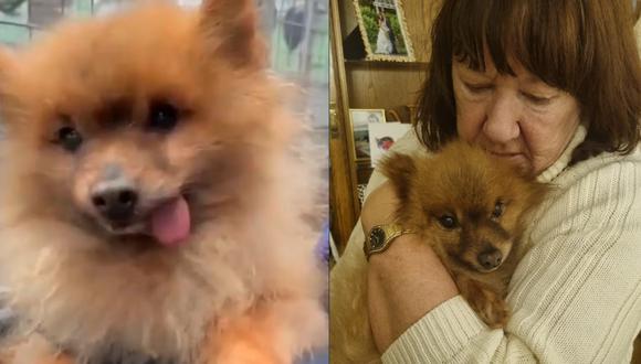 La anciana Margaret Milburn adoptó a un perro que se encontraba en un criadero desde hace 15 años. (Foto: Facebook/Adele Thorpe).