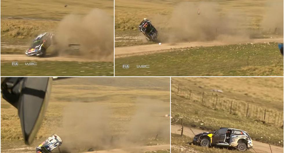 El finlandés Jari-Matti Latvala sufrió un terrible accidente en el Rally de Argentina. Afortunadamente salió ileso, pero las imágenes dan miedo. (Video: WRC)
