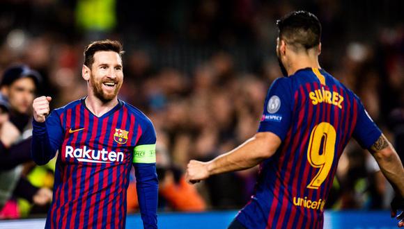 Con doblete de Lionel Messi, Barcelona se impuso con autoridad ante el Lyon francés y selló su pase al grupo de los ocho mejores del torneo. (Foto: Twitter Barcelona)