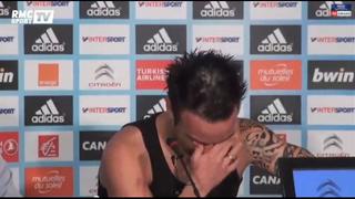 Mathieu Valbuena se despidió entre lágrimas del Marsella