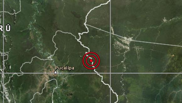 El sismo ocurrió a una profundidad de 195 km., reportó el IGP. (Captura: IGP)