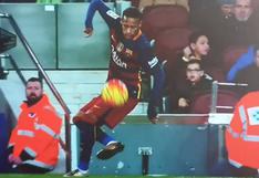 Barcelona: Neymar y su espectacular control con los pies cruzados | VIDEO