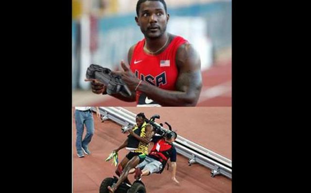Los memes del atropello a Usain Bolt en el Mundial de Atletismo - 1