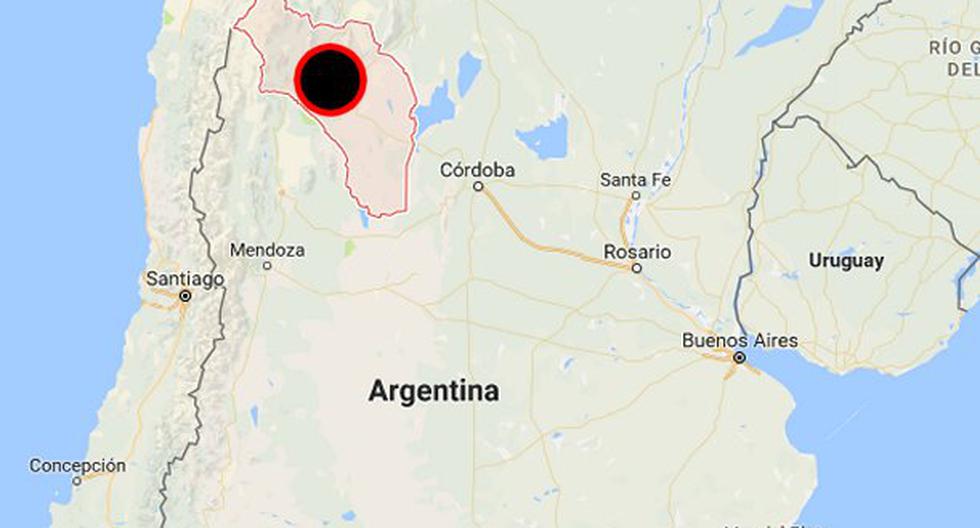 Nuevo temblor sorprende a los argentinos. (Foto: Google Maps)