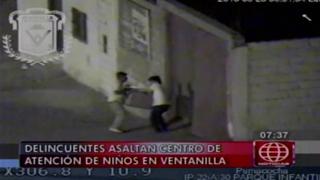 Callao: roban local de ONG para niños en Ventanilla [VIDEO]