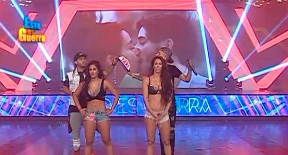 Melissa Loza Y Kathy García empataron en duelo de baile. (Foto: América TV)