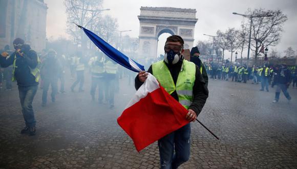 Chalecos amarillos: Los impresionantes videos de las protestas en Francia. (Reuters)
