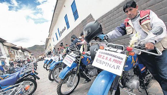 Cusco compró 30 motocicletas para vigilar parques arqueológicos