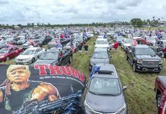 Caravana de apoyo a reelección de Trump reúne a miles de partidarios en Miami | FOTOS