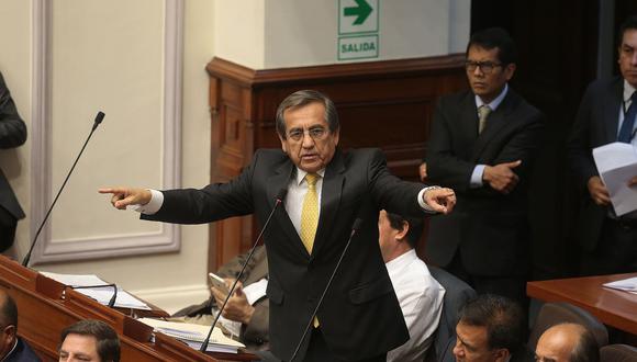 El congresista del Apra Jorge del Castillo negó que haya algún tipo de relación entre Alan García con Pedro Chávarry. (Foto: GEC)