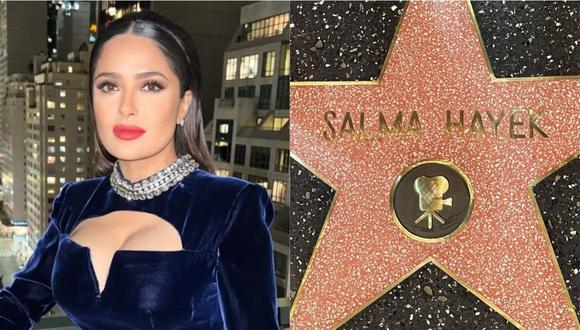 Salma Hayek dedica su estrella en Hollywood a los fans que le dieron “valor”. (Foto: @salmahayek)