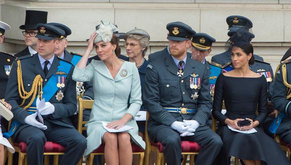 Duques de Cambridge y duques de Sussex (Foto: AFP)