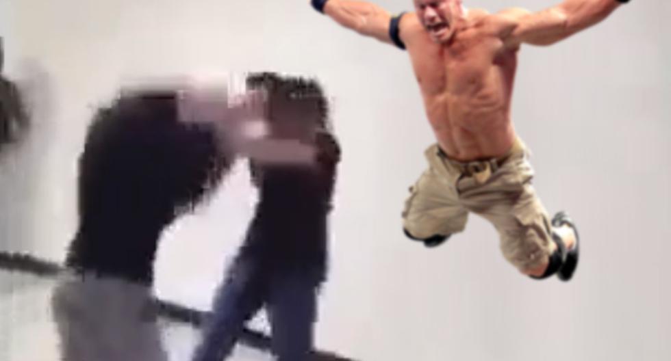 La música de John Cena acompañando la entrada del policía es lo que ha arrancado más carcajadas entre los usuarios de YouTube. (Foto: Captura de YouTube)