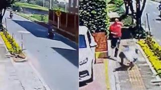 Hombre se salva de tiros a quema ropa porque ladrón se ‘descachó’ | VIDEO