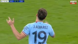 Julián Álvarez marcó un golazo para el Manchester City vs. Sevilla por la Champions League | VIDEO