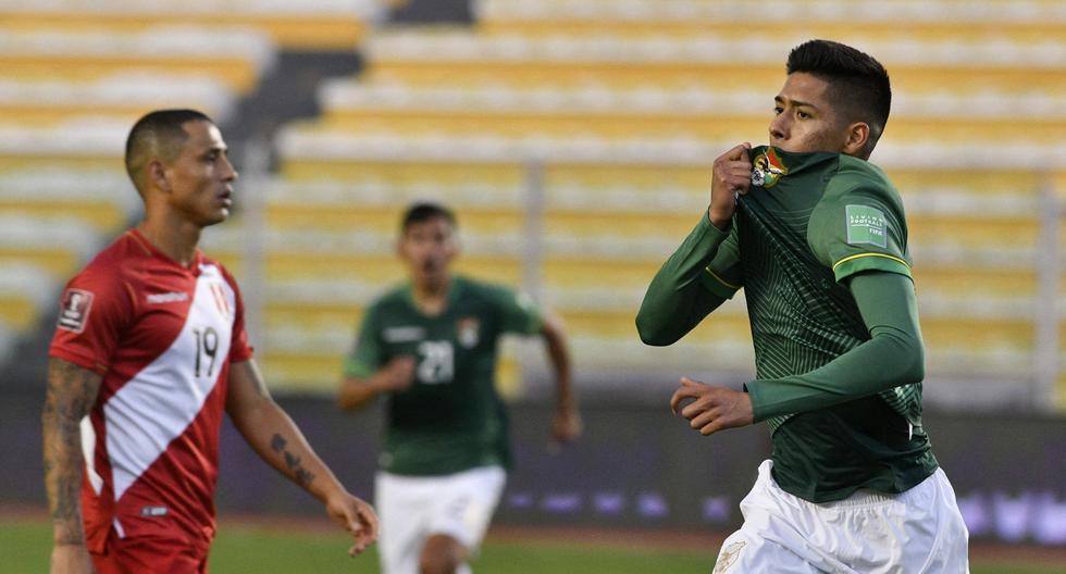 Ramiro Vaca marcó el único tanto del encuentro entre Perú y Bolivia. (Agencias)