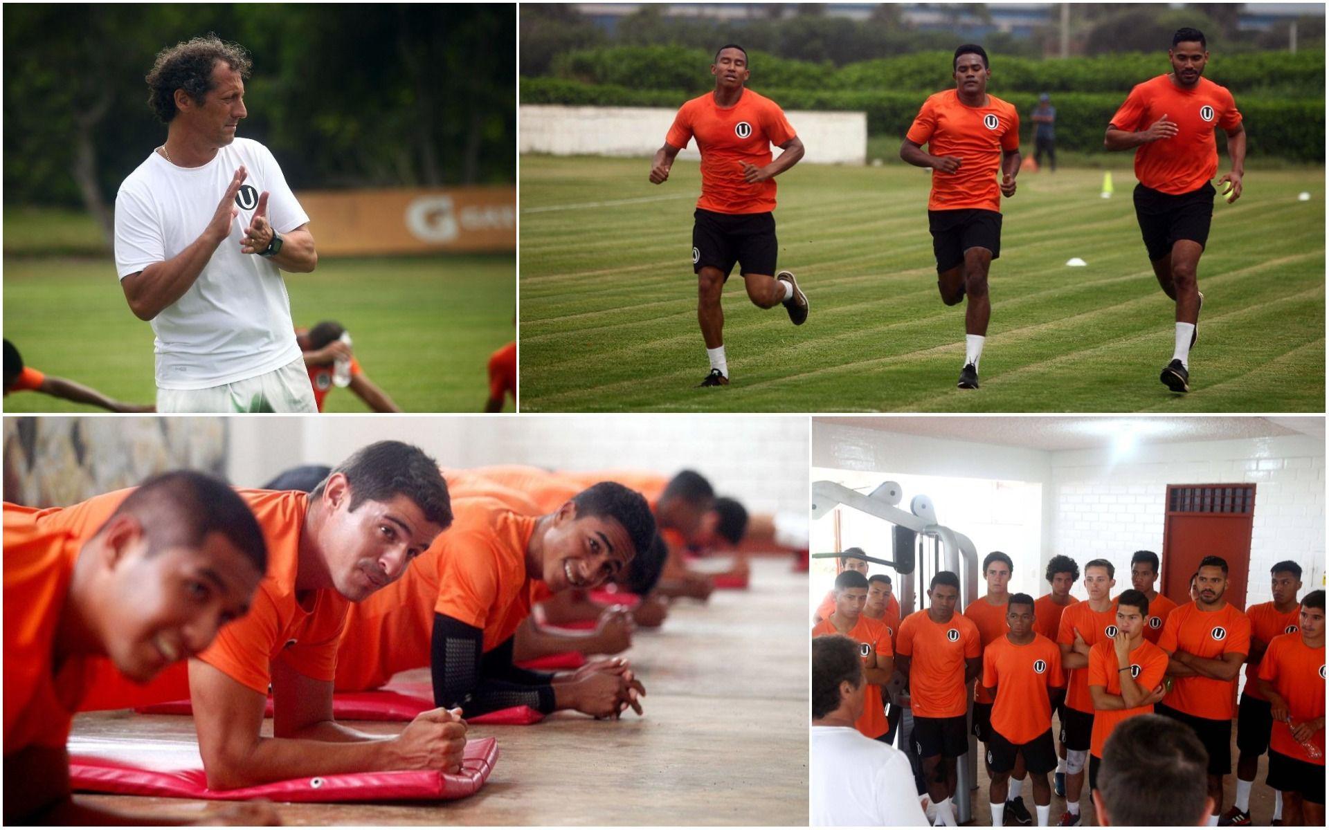 Universitario de Deportes empezó su pretemporada en Campo Mar con jugadores jóvenes y nueva indumentaria. (Foto: Facebook de la 'U')