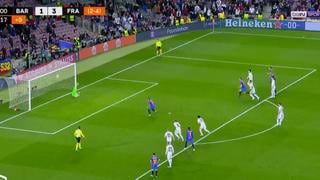 Memphis Depay anotó el 2-3 del Barcelona vs. Frankfurt desde los doce pasos | VIDEO