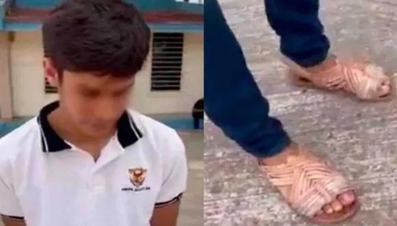 Conoce la historia de lección que le dio un padre a su hijo por burlarse de su compañero que tenía zapatillas bamba. (Foto: TikTok