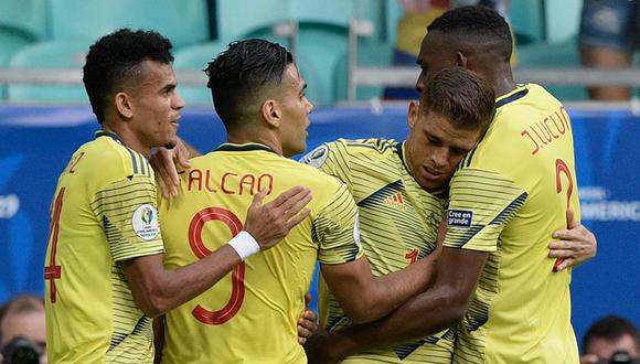 Cuéllar anotó el gol de la victoria para Colombia y selló la victoria  ante Paraguay. Los cafeteros lograron el primer lugar del grupo B.