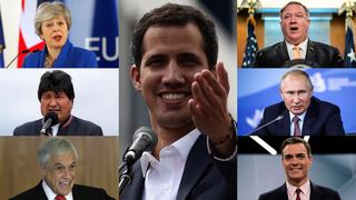 Líderes del mundo celebran y repudian el levantamiento militar en Venezuela