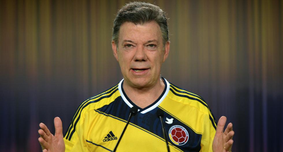 Juan Manuel Santos pronostica que Colombia ganará a Argentina. (Foto: Difusión)