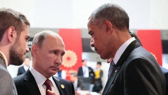 APEC: Vladimir Putin y Barack Obama en un breve cara a cara