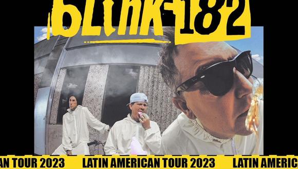 Blink-182 en México: fechas, lugares, precios de entradas y más de los shows que dará la banda en tierras aztecas | La banda estadounidense que se popularizó por ser tema de películas de comedia en los años 90 llegarán darán una gira en Latinoamérica. (Foto: @livenationlatam).