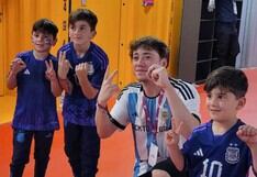 Mundial Qatar 2022: la premonición de Paulo Londra con los hijos de Messi 