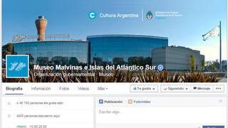 Británicos atacan cuenta de Facebook del Museo Malvinas