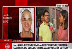 Lima: sujeto sospechoso de torturar y matar a su padre y pareja