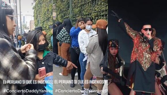 Unas jóvenes se 'recursearon' haciendo trenzas horas antes del concierto de Daddy Yankee y el video se hizo viral. (Foto: TikTok/haruharu.91|El Comercio).