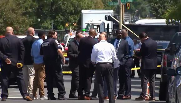 El suceso tuvo lugar en el noroeste de Washington y se han reportado hasta el momento varios heridos. Foto: Captura de video: nbcwashington.com